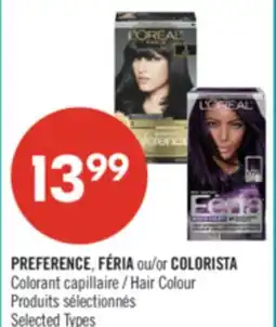Pharmaprix PREFERENCE, FÉRIA or COLORISTA Hair Colour offer