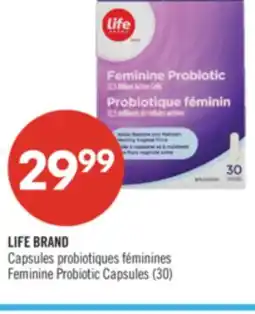 Pharmaprix LIFE BRAND Feminine Probiotic Capsules offer
