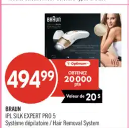 Pharmaprix BRAUN IPL SILK EXPERT PRO 5 Hair Removal System offer