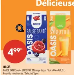 Pharmaprix OASIS Juice Blend offer