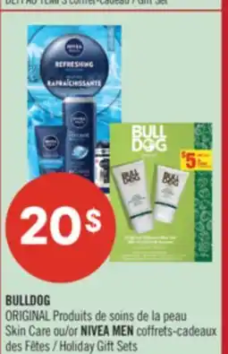 Pharmaprix BULLDOG ORIGINAL Produits de soins de la peau Skin Care ou/or NIVEA MEN coffrets-cadeaux offer