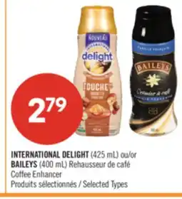 Pharmaprix INTERNATIONAL DELIGHT (425 mL) or BAILEYS (400 mL) Rehausseur de café Coffee Enhancer offer