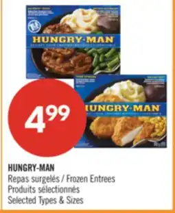 Pharmaprix HUNGRY-MAN Frozen Entrees offer