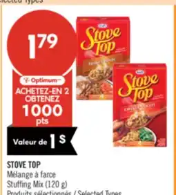 Pharmaprix STOVE TOP farce Stuffing Mix offer