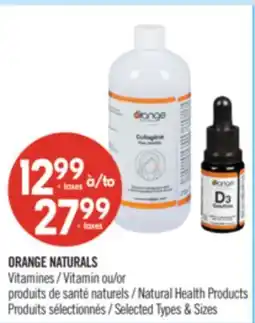 Pharmaprix ORANGE NATURALS Vitamin or Natural Health offer