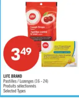 Pharmaprix LIFE BRAND Lozenges (16 - 24) offer