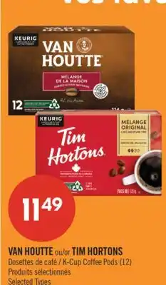 Pharmaprix VAN HOUTTE or TIM HORTONS K-Cup Coffee Pods offer