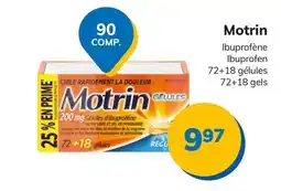 Accès pharma Motrin offer