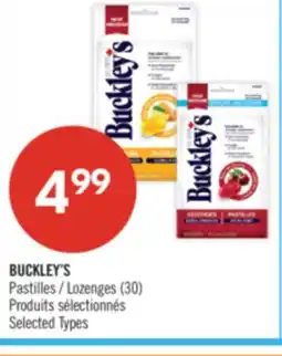 Pharmaprix BUCKLEY'S Lozenges (30) offer