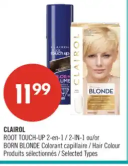 Pharmaprix CLAIROL ROOT TOUCH-UP 2-en-1 / 2-IN-1 or BORN BLONDE Hair Colour offer