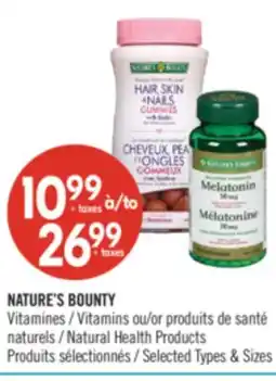 Pharmaprix NATURE'S BOUNTY Vitamins or Natural Health Products offer