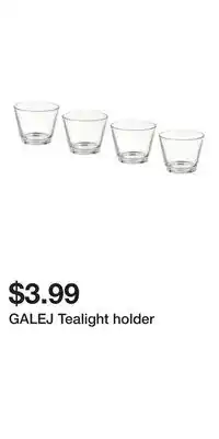 IKEA GALEJ Tealight holder offer