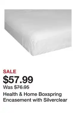 TSC Stores Health & Home Boxspring Encasement with Silverclear offer