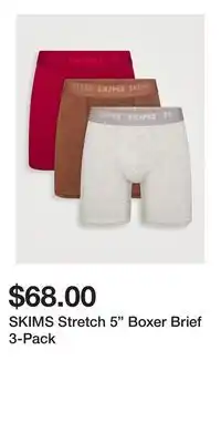 Holt Renfrew SKIMS Stretch 5 Boxer Brief 3-Pack offer