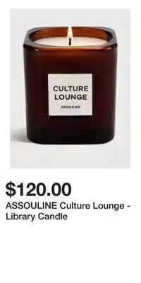 Holt Renfrew ASSOULINE Culture Lounge - Library Candle offer