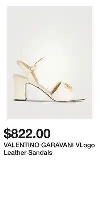 Holt Renfrew VALENTINO GARAVANI VLogo Leather Sandals offer