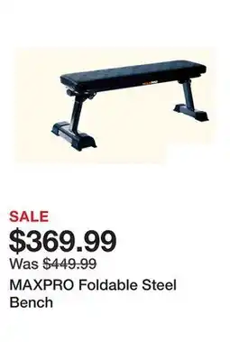 TSC Stores MAXPRO Foldable Steel Bench offer