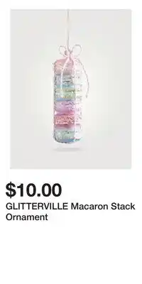 Holt Renfrew GLITTERVILLE Macaron Stack Ornament offer