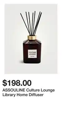 Holt Renfrew ASSOULINE Culture Lounge Library Home Diffuser offer