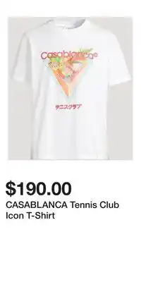 Holt Renfrew CASABLANCA Tennis Club Icon T-Shirt offer