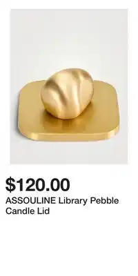 Holt Renfrew ASSOULINE Library Pebble Candle Lid offer