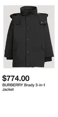 Holt Renfrew BURBERRY Brady 3-in-1 Jacket offer