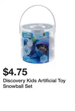 Dollarama Discovery Kids Artificial Toy Snowball Set offer