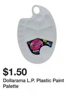 Dollarama Dollarama L.P. Plastic Paint Palette offer