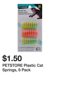 Dollarama PETSTORE Plastic Cat Springs, 6 Pack offer