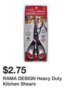 Dollarama RAMA DESIGN Heavy Duty Kitchen Shears offer