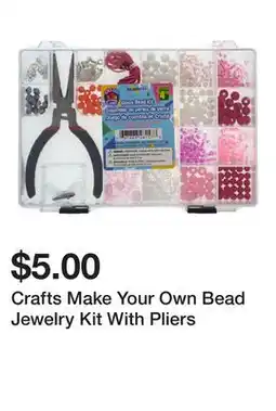 Dollarama Crafts Make Your Own Bead Jewelry Kit With Pliers offer