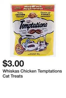 Dollarama Whiskas Chicken Temptations Cat Treats offer