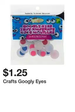 Dollarama Crafts Googly Eyes offer