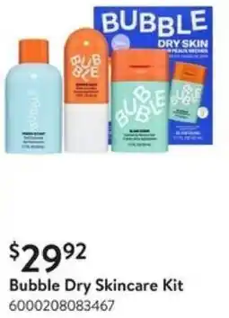 Walmart Bubble Dry Skincare Kit offer