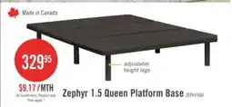 The Brick Zephyr 1.5 Queen Platform Base offer