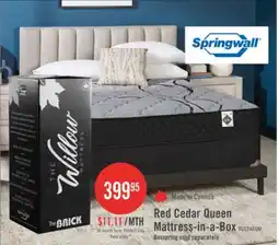The Brick Springwall Red Cedar Tight Top Medium Queen Mattress-in-a-Box offer