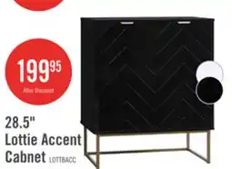 The Brick Lottie 28.5 2-Door Accent Cabinet - Glossy Black offer