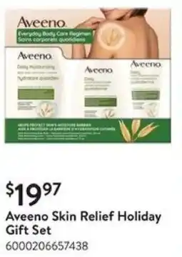Walmart Aveeno Skin Relief Holiday Gift Set offer