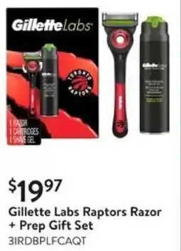 Walmart Gillette Labs Raptors Razor offer