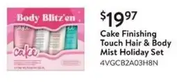 Walmart Cake Finishing Touch Hair & Body Mist Holiday Set offer