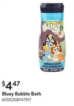 Walmart Bluey Bubble Bath offer