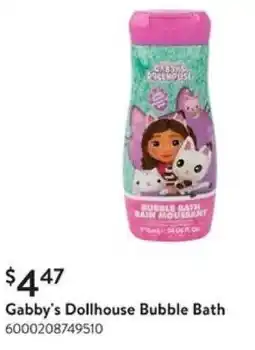 Walmart Gabby's Dollhouse Bubble Bath offer