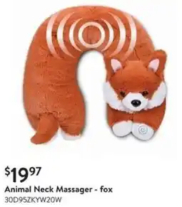 Walmart Animal Neck Massager - fox offer