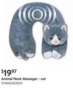 Walmart Animal Neck Massager - cat offer
