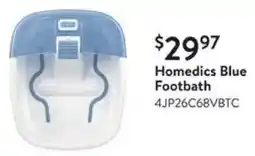 Walmart Homedics Blue Footbath offer