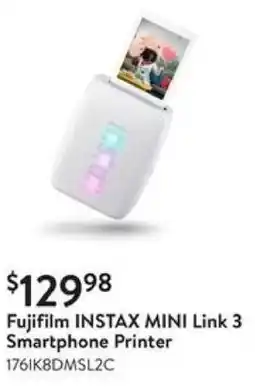 Walmart Fujifilm INSTAX MINI Link 3 Smartphone Printer offer