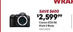 Henry's Canon EOS R6 Mark II Body offer