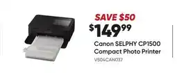 Henry's Canon SELPHY CP1500 Compact Photo Printer offer