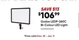 Henry's Godox LEDP-260C Bi-Colour LED Light offer