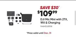 Henry's DJI Mic Mini with 2TX, 1RX & Charging offer